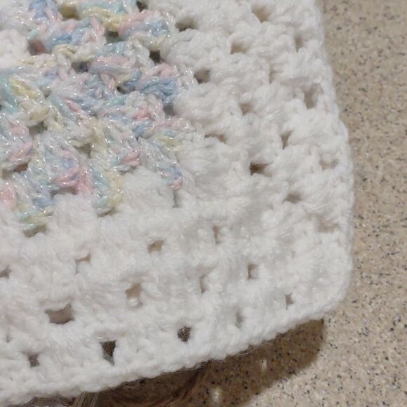 40" Hand Crochet Blanket - Picture 4 of 4